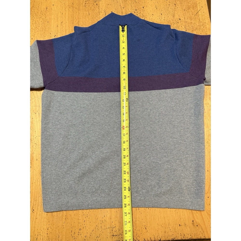 Peter Millar Crown Sport Sweater Mens Medium Quarter Zip Pullover Golf Large - Picture 6 of 7